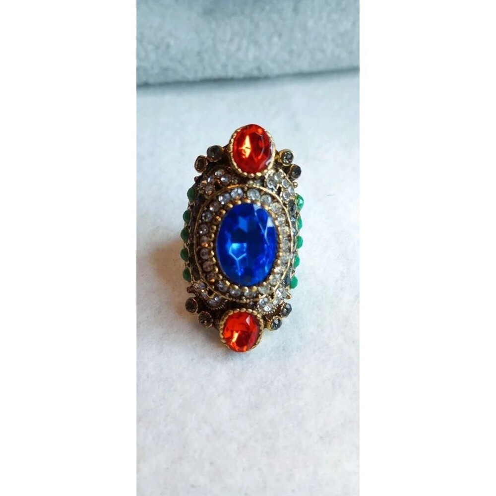 Bohemian, Gypsy Statement Ring! Size 8.5